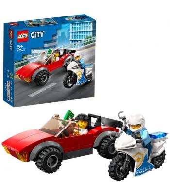 LEGO City - Perseguição de Mota e Carro da Polícia - 60392