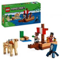 LEGO Minecraft - 21259 - A Viagem do Barco Pirata