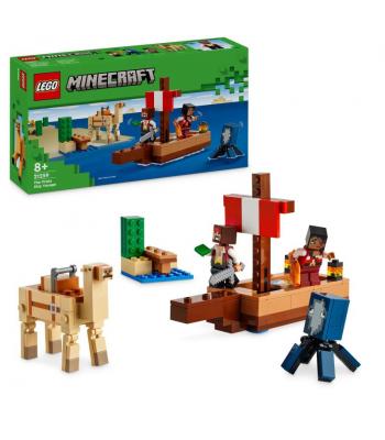 LEGO Minecraft - 21259 - A Viagem do Barco Pirata