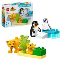 LEGO Duplo - 10442 - Famílias de Animais Selvagens: Pinguins e Leões