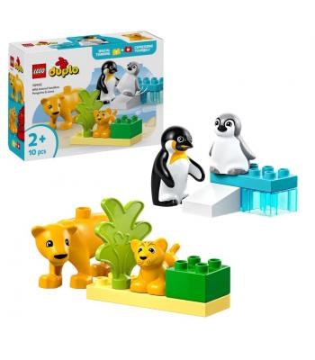 LEGO Duplo - 10442 - Famílias de Animais Selvagens: Pinguins e Leões