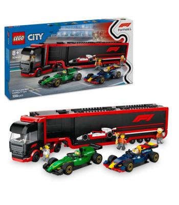 LEGO City - 60445 - Camião de F1® com Carros de F1® RB20 e AMR24