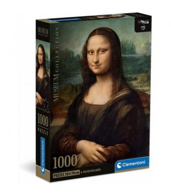 Puzzle de 1000 peças, Leonardo Da Vinci: Gioconda - 39708 - Clementoni