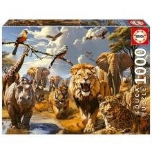 Educa Puzzle 1000 peças - 19920 - Animais Selvagens