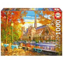 Educa Puzzle 1000 peças - 19936 - Outono Em Notre Dame