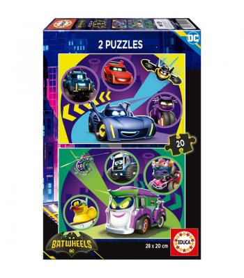 Puzzle 2x20 peças - 20106 - Batwheels 