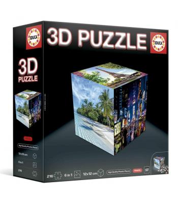 EDUCA Puzzle 3D Travel - 20124