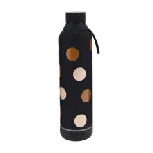 Aurea garrafa termica 600ml com coluna som - BTA60132 - black dots