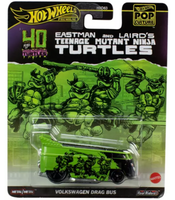 Hot Wheels Pop Culture VW Drag bus HVJ46 Ninja turtles