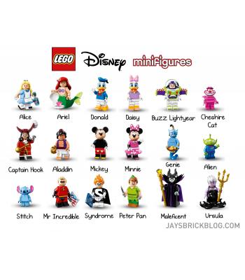 Coleção mini figuras LEGO Disney 71012