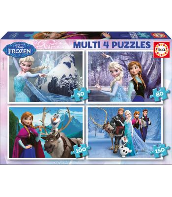 EDUCA Multi 4 puzzles Frozen - 16173